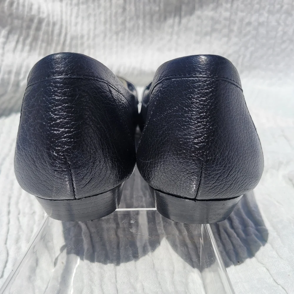 Anne Klein Black iflex Leather loafers 8.5 - Picture 5 of 11
